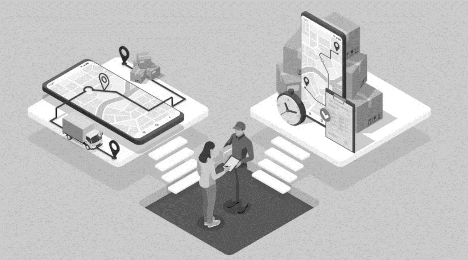 Last mile delivery logistics in Dubai, UAE